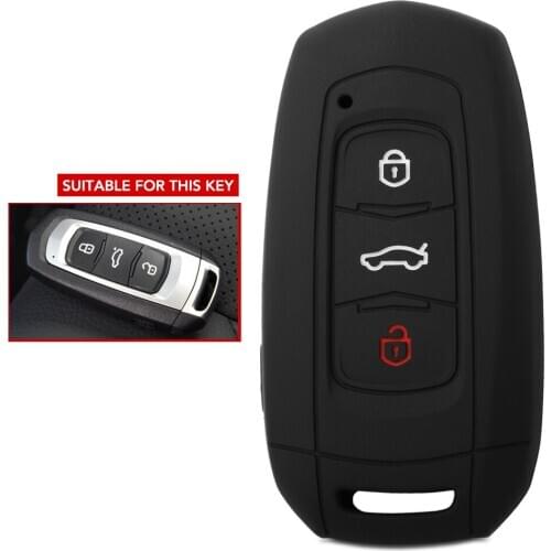 Silicone Car Key Cover Remote Fob Case For Geely Emgrand EC7 EC718 EC715 Global Hawk GX7 Shell Jacket Protector