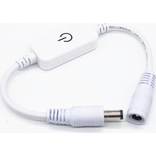 LED Strip Touch Dimmer Brightness Control LED Dimmer Switch 1keys Dimmer 12V-24V Light Switch Adjustment 3528 5050 5630