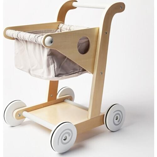 Baby Walker Multifunctional Toddler Trolley Sit-to-Stand Walker For Kids Early Learning Walk Children Mini Shopping Cart Gift