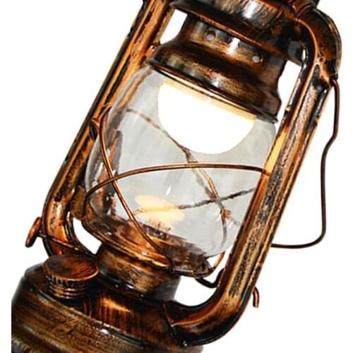 Vintage LED Wall Lamp Retro Kerosene Wall Light European Antique Style Luminaire K9FB