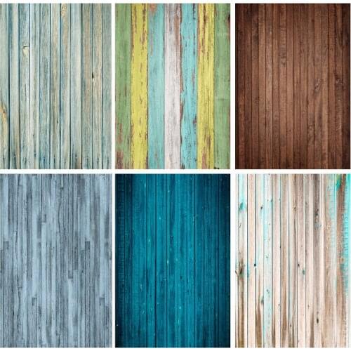 ZHISUXI Vinyl Retro Wood Plank Vintage Baby Portrait Photography Backdrops For Photo Studio Background Props 21318WQ-64