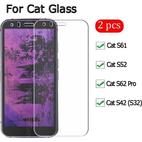 For Caterpillar Cat S52 S61 S32 S42 Tempered Glass Scratch Proof Protective Screen Protector Film Cat S62 Pro Smartphone Glass