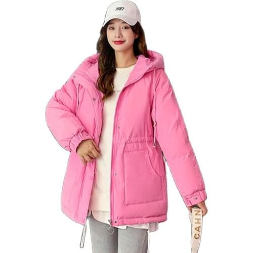 2021 New High Quality Winter Jacket Women Fashion Hooded Jackets Winter Warm Women Coat Clothing Casual Short Parkas