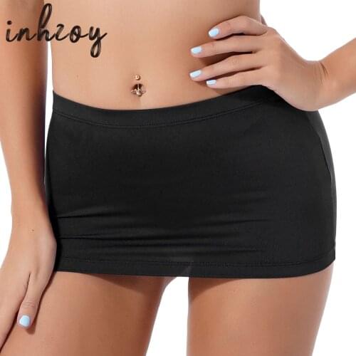 Women Micro Mini skirt Sexy Girls Package Hip Short Pencil Skirts Ladies Low Waist Elastic Tight Bodycon Miniskirt Plus Size