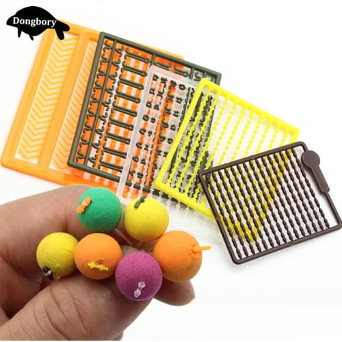 5Cards Carp Fishing Tackle Accessories Micro Bait Stopper Boillies Bait Stop Bead Carp Bait Holder for Hair Rig Accessories