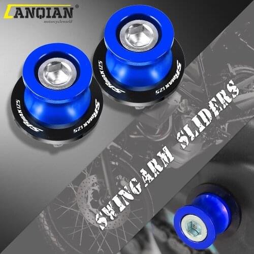 6MM Motorcycle Accessories CNC Swingarm Spools Slider Stand Screw For APRILIA SRMAX125 SRMAX SR MAX 125 2011 2012 2013 2014 2015