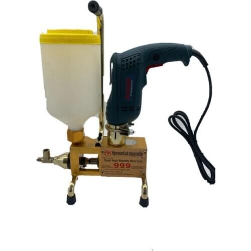 900W Epoxy Injection Pump Epoxy / Polyurethane Foam Grouting Machine Steel HosePolyurethane Crack 999 High Quality 18000psi