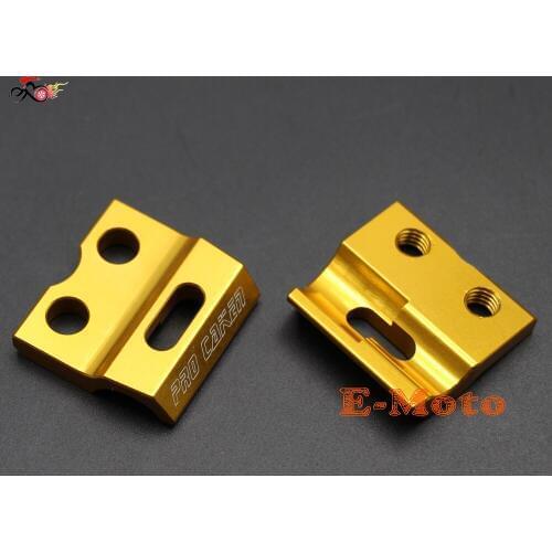 CNC Aluminum FRONT BRAKE HOSE CLAMP HOLDER for Suzuki RM85 RM125 RMZ250 RMZ450 DRZ400SM new E-Moto