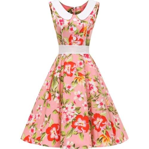 2021 New Fashion Vintage Dress for Children Kids Swing Cotton Retro Cherry Floral Print Polka Dot Dress For Girl Casual Dresses