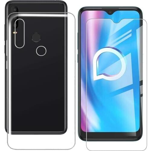 For On Alcatel 1SE 2020 Tempered Glass Case Full Protection Cover Case With Tempered Glass For On Alcatel 1SE 2020