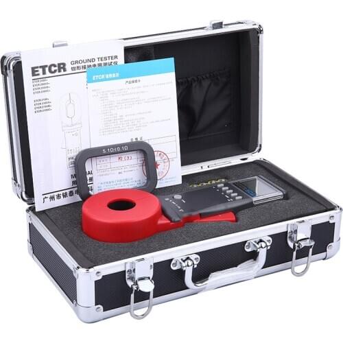 ETCR ETCR2100C+ Digital Clamp On Ground Earth Resistance Tester Meter / Clamp Earth Resistance Tester