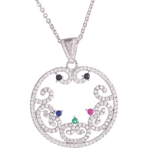 Ethnic Jewelry Shining Zircon Swan Charms Necklaces Women Diy Copper Anime Handmade Chain Necklaces Pendants Bijoux Chokers 2019