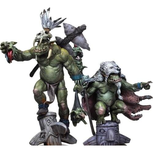 Resin Figure 1/24 ancient man warrior stand Model Unassambled Unpainted Figure Building Kit