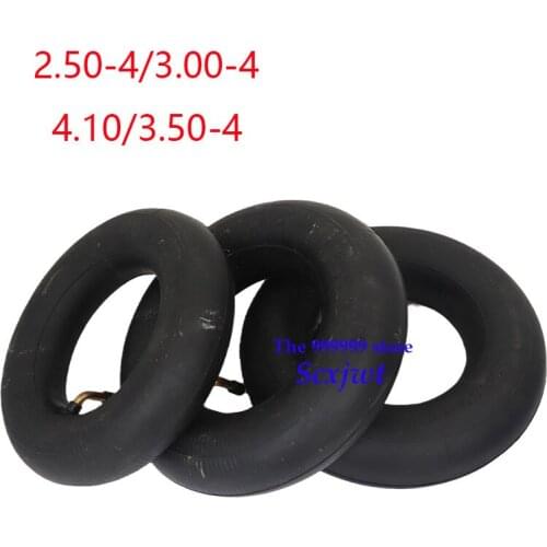 4.10/3.50-4 Inner tube camera 2.80/ 2.50-4 3.00-4 2.50-4 Black Butyl rubber inner tube 280x65 for Electric Scooter Accessories