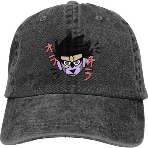 Summer Cap JJBA Star Platinum ORA Hip Hop Cap jojo bizarre adventure cowboy hat Peaked cap