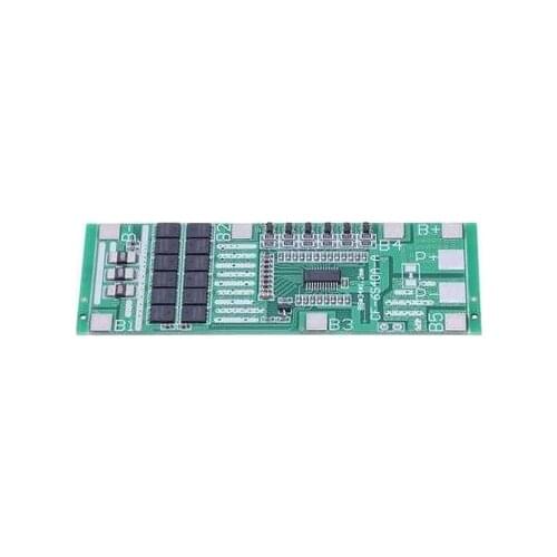 24V 6S 40A 18650 Li-Ion Lithium Battery Poretect Board Solar Lighting BMS PCB with Balance for Ebike Scooter 24V 6S 40A 18650 L