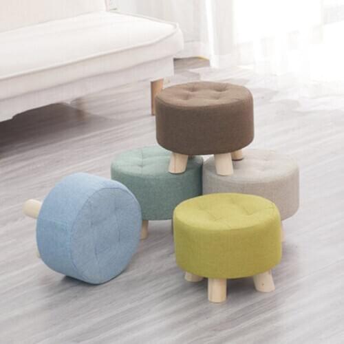 Furniture Living Room Furniture Home Sofa Chair Ottoman Small Stool Home Fabric Stool Muebles Meubles الأثاث المنزلي 가구 стул