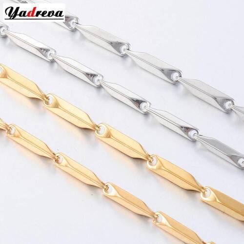 Stainless Steel Men Byzantine Chain Hip Hop Style Fashion Style Fashion Jewelry