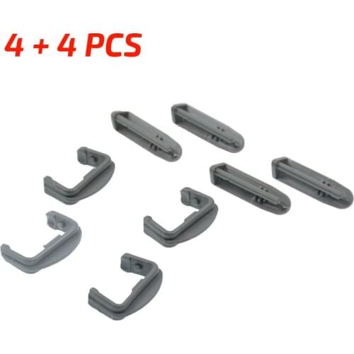 Dishwasher Rail Cap Set Replacement For Beko 1880580400 + 1887460100 Belling Diplomat Whirlpool Flavel Leisure 4+4 Pieces