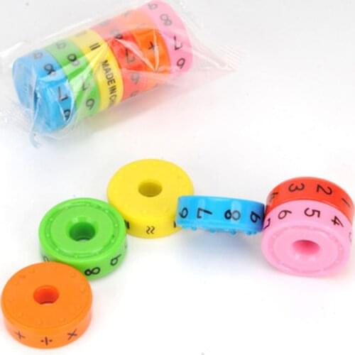 Learning Educational Toy Magnet Digital Counting Intelligence Game Mathematics Novelty Axis Puzzle Math Toys for Children Gift