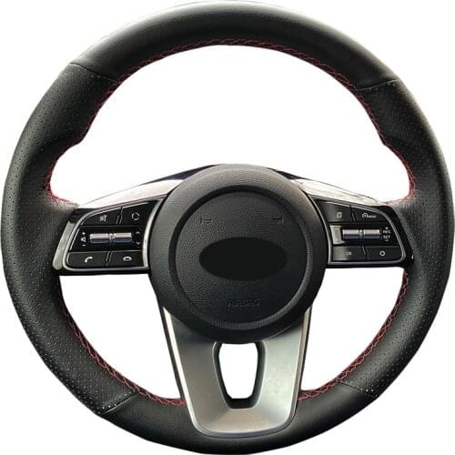 Custom Original DIY Car Steering Wheel Cover For Kia forte s 2019 KIA Optima 2018 /artificial Leather Braid For Steering WheeI