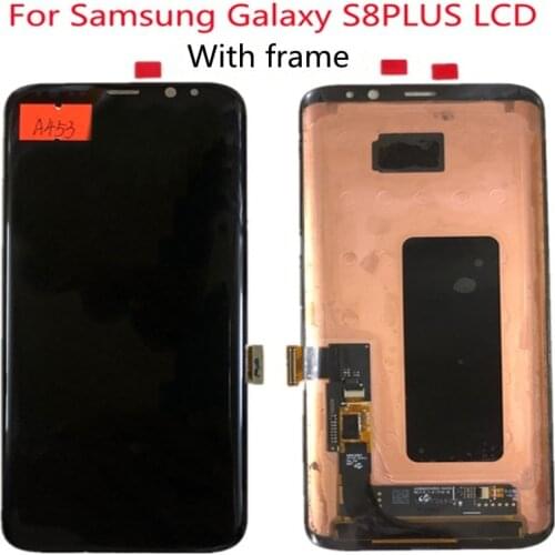 Original For Samsung Galaxy S8PLUS LCD With Frame G955 G955F G955U Touch Screen Touch Screen Assembly With lines or black dots 3
