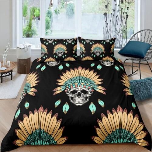 3D Indiana Folklore Printed Duvet Cover Soft Quilt Cover Bedding SetHome Textiles Adult Bedroom Single Twin Double Queen King
