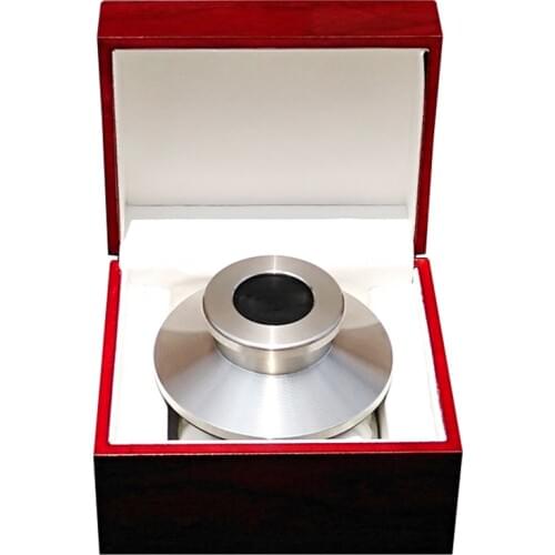 79mm LP Vinyl Record Player Weight Clamp Stabilizer, Stainless Steel Record Turntable Metal Disc Stabilizer, 7mm Shaft Hole