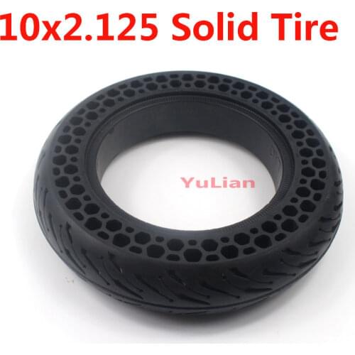 10x2.125 Solid Tire Thickening Honeycomb Wheel Tyre for Smart Electric Balancing Scooter Accessory