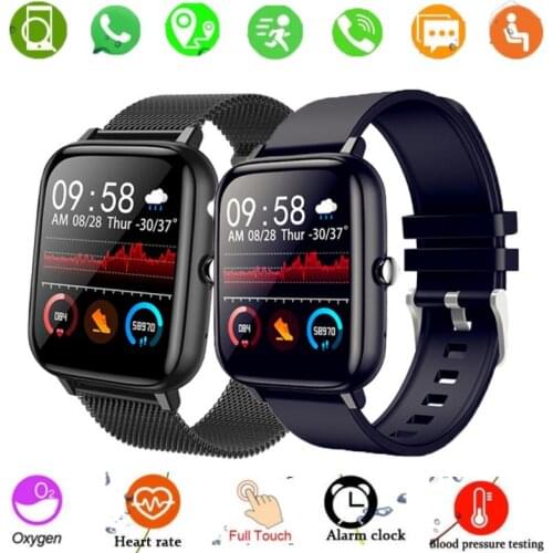P6 Color Screen Smart Watch Full Touch Blood Pressure Monitor Fitness Sport Smart Bracelet Bluetooth-compatible Custom Wallpaper