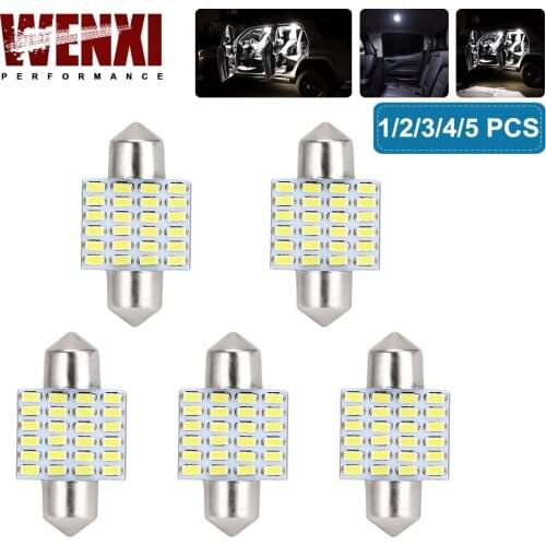 LED Bulb 31mm DE3021 DE3022 DE3175 White 6000K Car Vehicle Panel Lamp Auto Interior Reading Lamp Bulb Light License Plate Light
