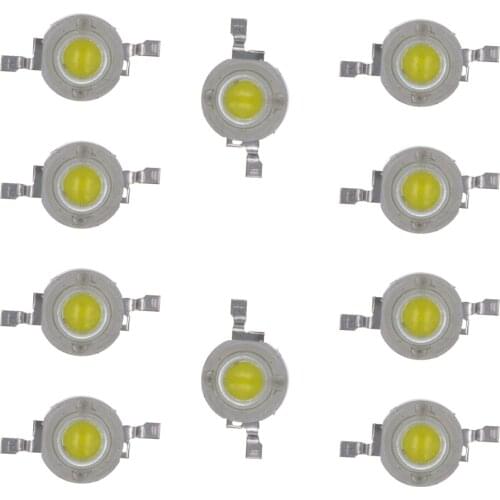 1000pcs 1W LED High power Lamp beads Pure White/Warm White 300mA 3.2-3.4V 100-120LM 30mil