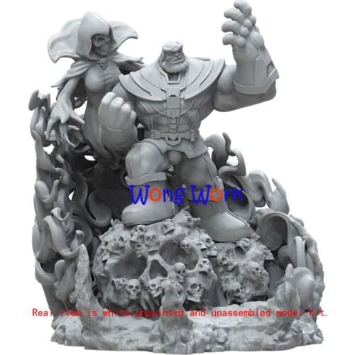 Wong Work Unpainted 22cmH 28cmH 3D Printing Unassembled Garage Kits GK Model Kit Figure Statue Hollow TZ-210710-7