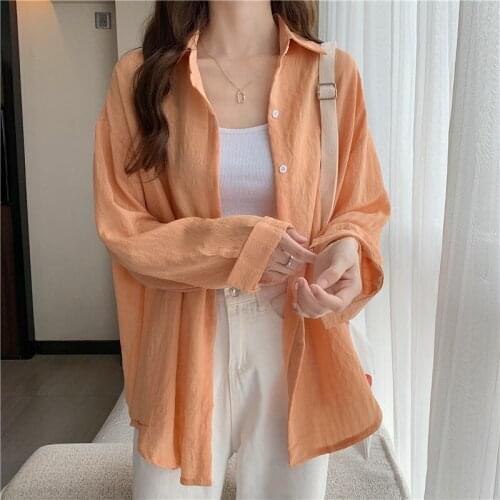 Cheap wholesale 2021 spring summer autumn new fashion casual ladies work women Blouse woman overshirt female OL BAt8302M