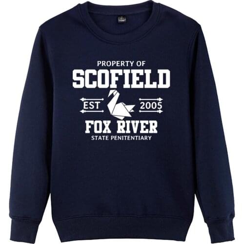 Girl Woman Women Crew Neck Sweatshirt Prison Break Fox River Paper Crane Duck Swan Scofield Teenager Pullover Fleece ZIIART