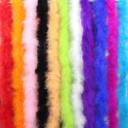 2yards Turkish Feather Strip 8-10cm Pink Turkey Feathers Boa Fluffy Marabou Plumes Scarf Clothing Accessories Dyed Plumas Crafts