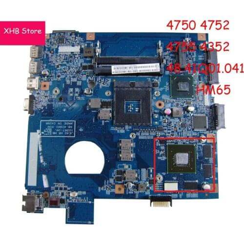 48.41Q01.041 fit for ACER MS2316 4750 4752 4755 4352 Laptop motherboard PGA989 HM65 GT540M DDR3 100% test work