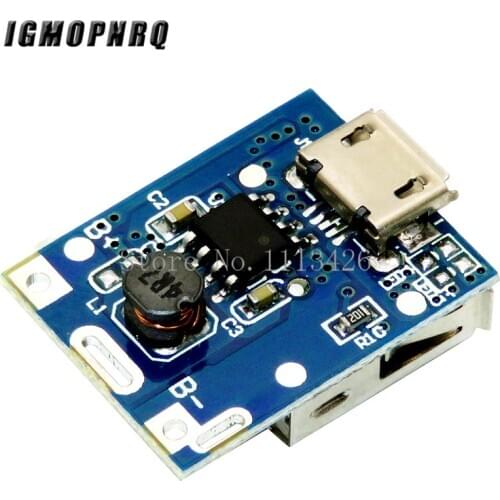 5pcs 5V Boost Step Up Power Module Lithium LiPo Battery Charging Protection Board LED Display USB for DIY Charger 134N3P Program