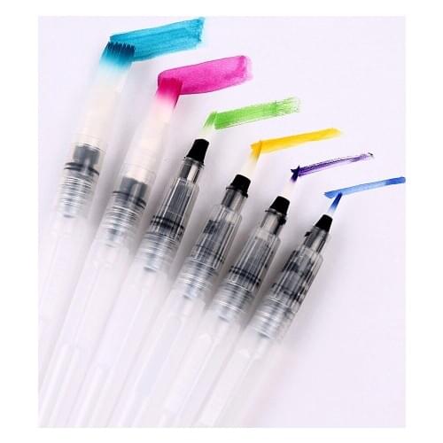 6 pcs Watercolor Painting Brushes for Water Soluble Colored Pen