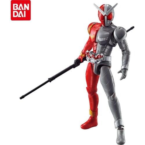 Bandai Anime Kamen Rider Active Joint RKF W Heat Meta PVC Action Figure Doll Model Collection Kids Christmas Gift Toys