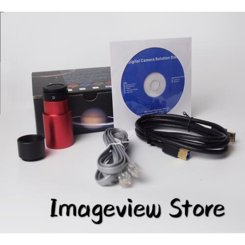 USB3.0 520FPS 0.4MP Astronomy Guiding color Camera G3M287C with Sony IMX287 CMOS telescope camera for sun moon planet Imaging