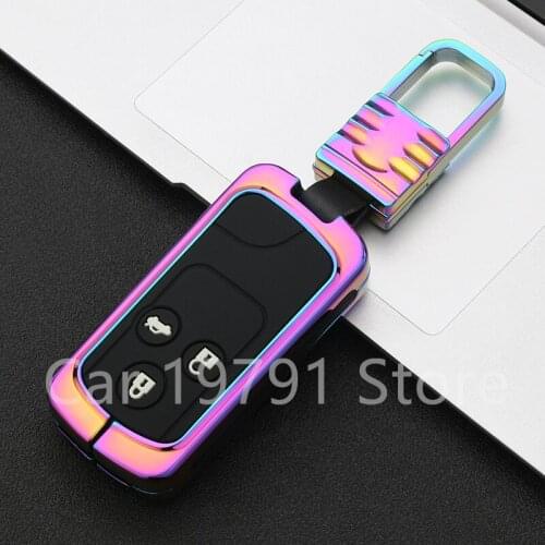 For Honda Civic Accord EX EXL Crv Crz Hrv Odyssey Spirior Folding 2 3 Buttons Remote Galvanized Zinc Alloy Car Key Case Cover