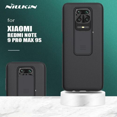 Nillkin for Xiaomi Redmi Note 9 Pro Max Camshield Cover Slide Camera Protection Slim Phone Case for Redmi Note 9S 9 Pro Max Case