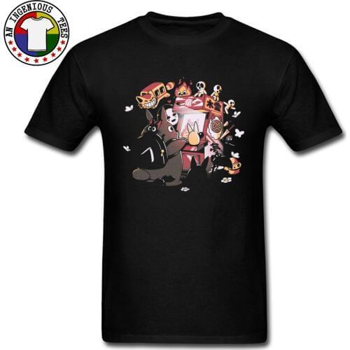 Kodama Spirit Princess Mononoke T Shirt Ghibli Totoro Miyazaki Anime Forest Wizard Magic Tshirts Mens Fashion Casual Clothes