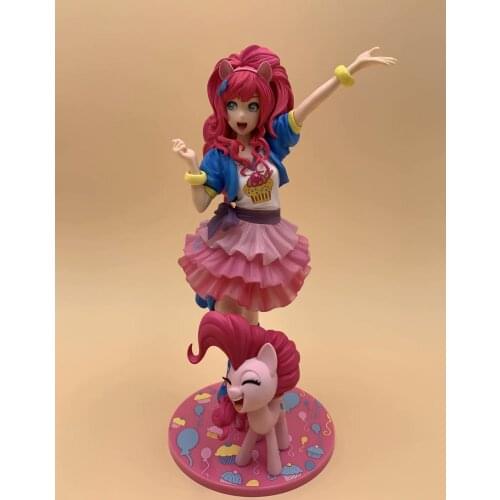 MEW Game My little Pony Bishoujo Pinkie pie PVC Figure Model Toy Doll Collection Model Toys Gift for children birthday