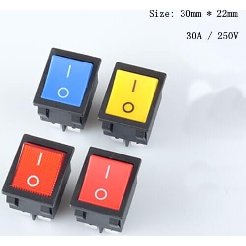 Inverter welding machine dedicated high power 30A 250W ship type 4 feet 2 file power rocker switch welding machine parts