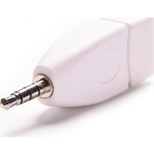 JETTING 1Pcs USB 2.0 Female to 3.5mm Male AUX Audio Plug Jack Converter Adapter Plug for Car MP3 Player Mobile Phones