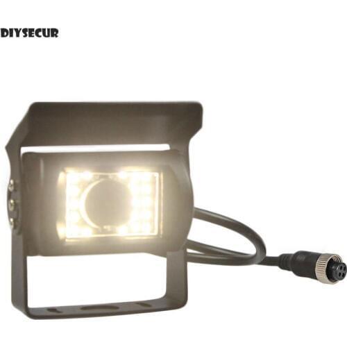 DIYSECUR Waterproof 4PIN 12V-24V HD Van Bus Lorry Rear View Reversing Parking Camera Car Camera LED Color Night Vision