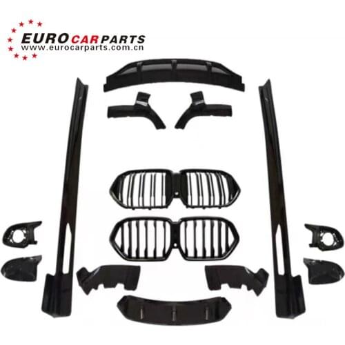 High fitment X6 series G06 bodykit fit for X6 G06 surround with side skirs front grille rear lip