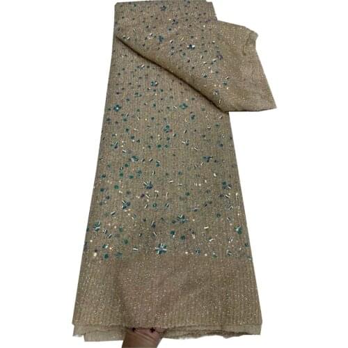 SJ Lace Sequins African Net Lace Fabric Nigerian Mesh Fabric African Lace 2021 High Quality Lace Tulle Lace For Party j5-68